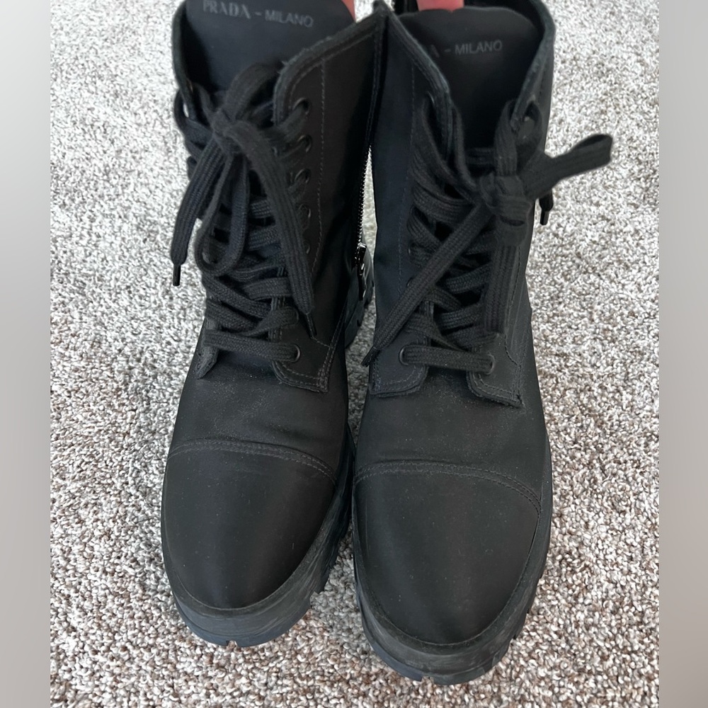 Prada nylon boots